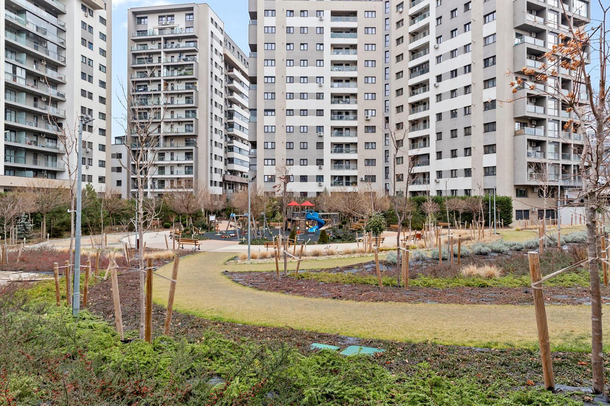Mido Park Apartment With Private Parking & Self Check-In บูคาเรสต์ ภายนอก รูปภาพ